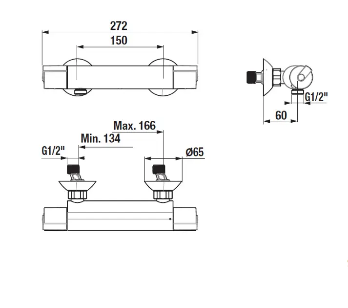 Jika - Deep - Zuhany csaptelep - H3331U70044001 – 2. kép