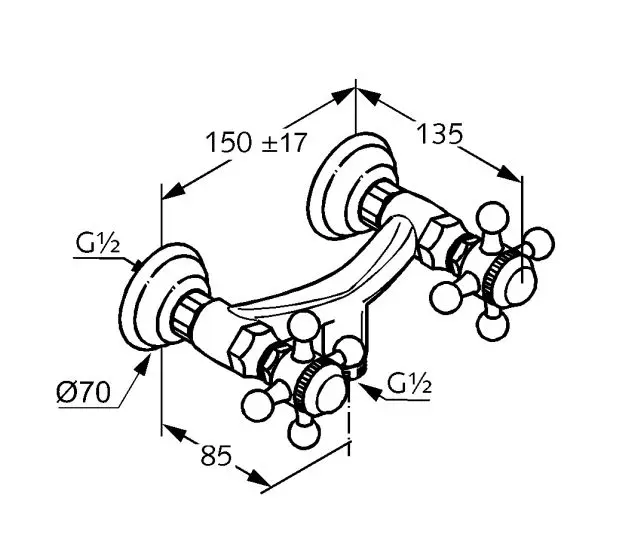 Kludi - Adlon - Zuhany csaptelep - 516100520 – 2. kép