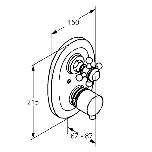 Kludi - Adlon - Zuhany csaptelep - 517204520 – 2. kép