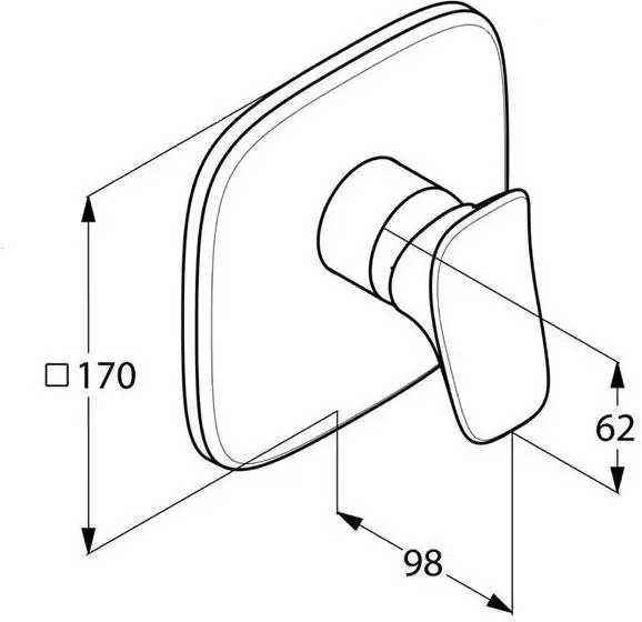 Kludi - Amba - Zuhany csaptelep - 537180575 – 2. kép