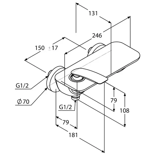 Kludi - Balance - Zuhany csaptelep - 527109175 – 2. kép