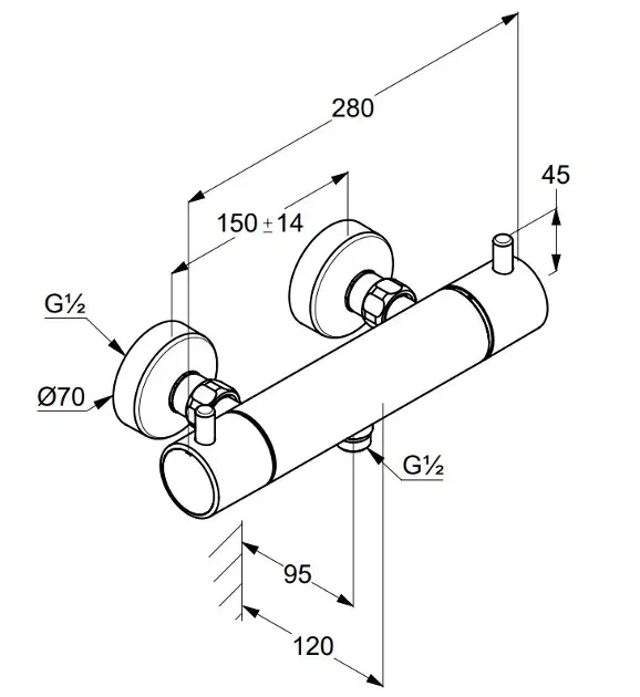 Kludi - Bozz - Zuhany csaptelep - 352030538 – 2. kép