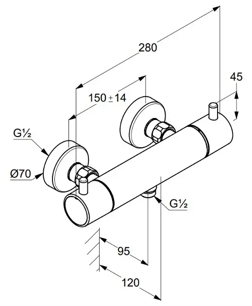 Kludi - Bozz - Zuhany csaptelep - 352035338 – 2. kép