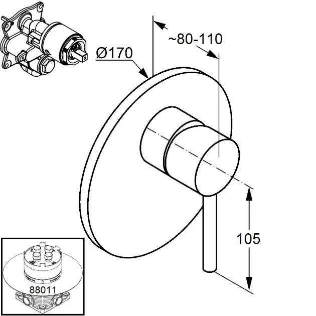 Kludi - Bozz - Zuhany csaptelep - 386550576 – 2. kép