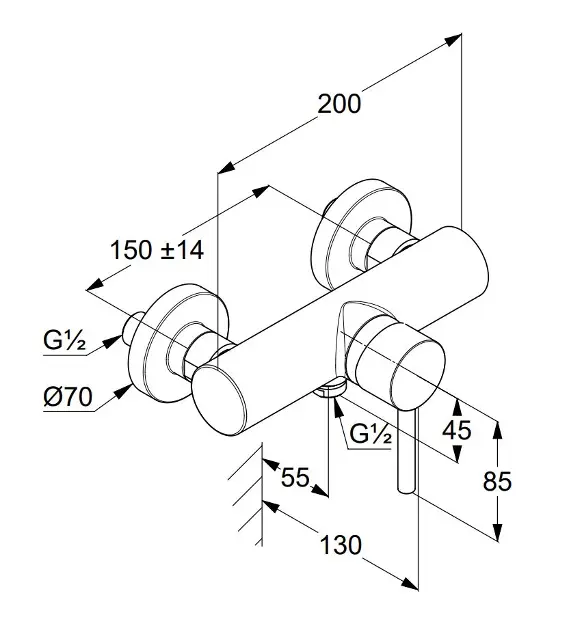 Kludi - Bozz - Zuhany csaptelep - 388315376 – 2. kép
