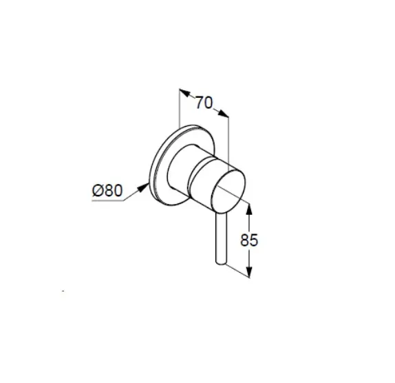 Kludi - Bozz - Zuhany csaptelep - 38925N076 – 2. kép