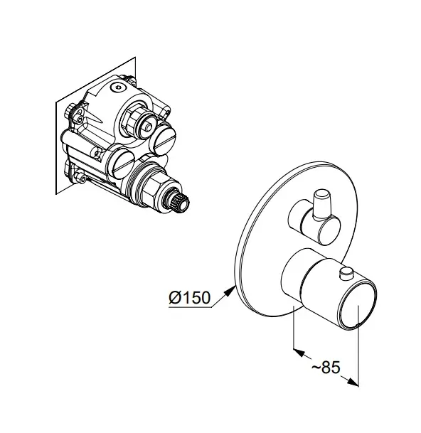 Kludi - Zenta SL - Zuhany csaptelep - 388853945 – 2. kép