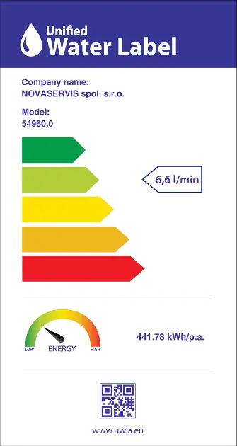Novaservis - Metalia 54 - Zuhany csaptelep - 54960,0 – 6. kép
