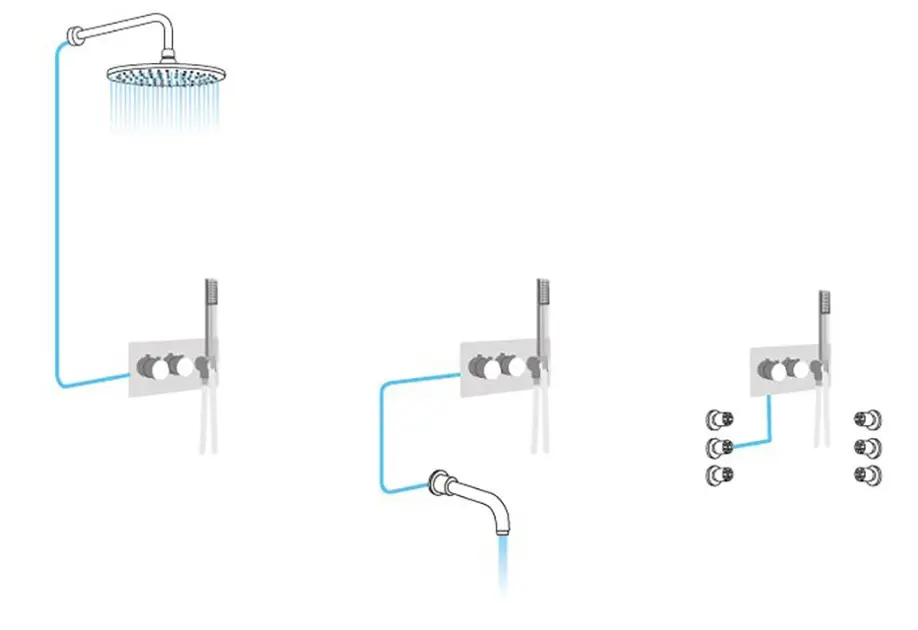 Sapho - Dimy - Zuhany csaptelep - DM493BL – 6. kép