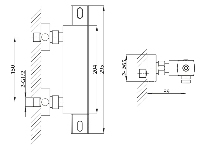 Sapho - Mixona - Zuhany csaptelep - MG411 – 2. kép