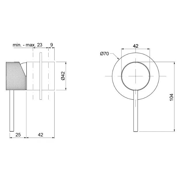 Sapho - Ultrasan - Zuhany csaptelep - UT041VG – 2. kép