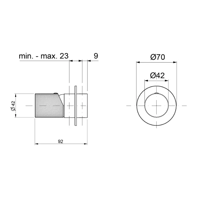 Sapho - Ultratap - Zuhany csaptelep - UT041T – 2. kép