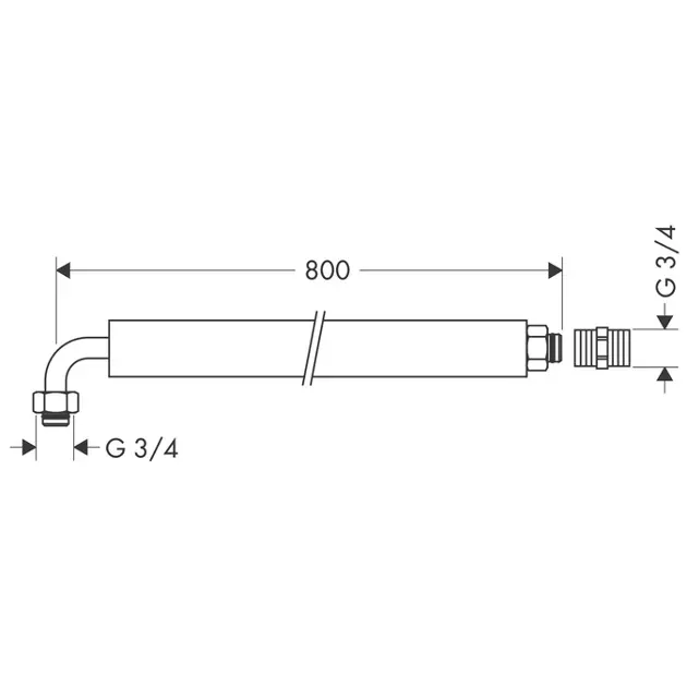 Hansgrohe - Exafill - Egyéb kád kiegészítők - 58192000 – 2. kép