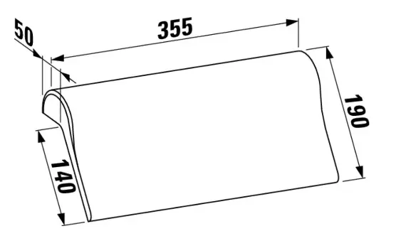 Laufen - LB3 - Egyéb kád kiegészítők - H2946800000001 – 2. kép
