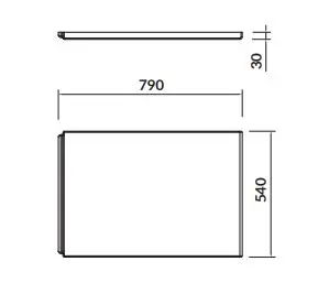 Cersanit - Kád előlap - S401-089 – 2. kép
