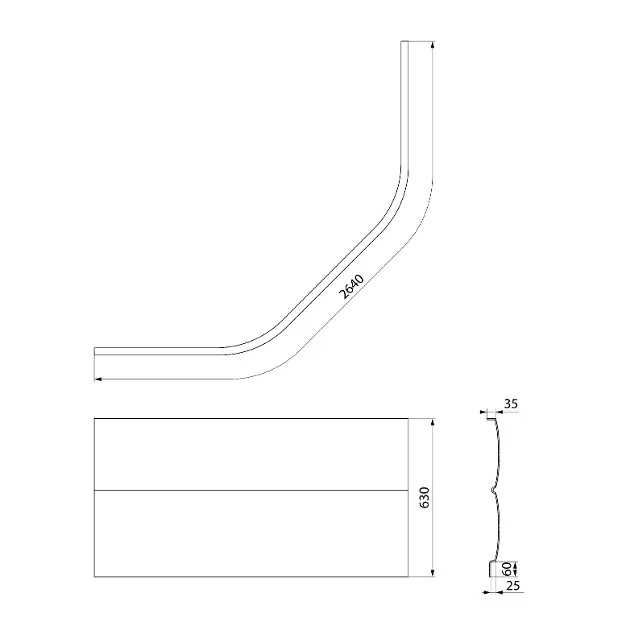 Polysan - Equipment and accessories - Kád előlap - 91312 – 2. kép