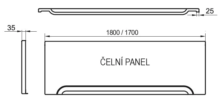 Ravak - Bath panels - Kád előlap - CZ001Y0A00 – 3. kép