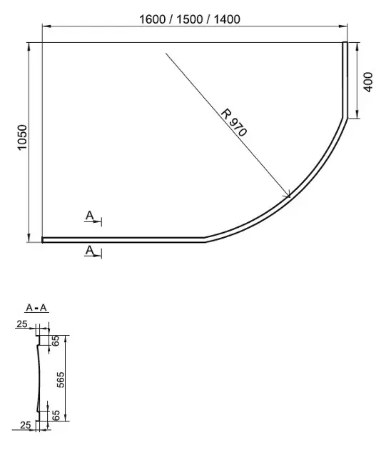 Ravak - Bath panels - Kád előlap - CZH1000A00 – 2. kép