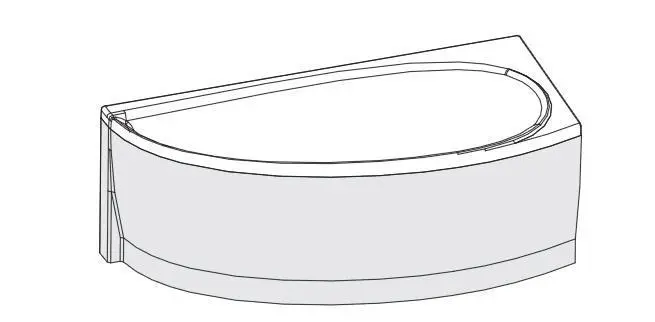 Ravak - Bath panels - Kád előlap - CZQ1000A00 – 3. kép