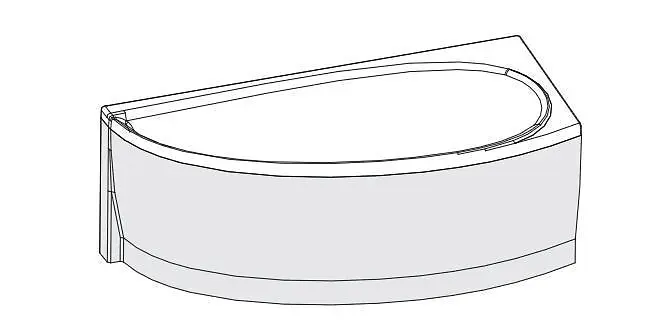 Ravak - Bath panels - Kád előlap - CZT1000A00 – 3. kép