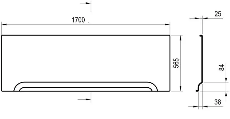 Ravak - Bath panels - Kád előlap - X000001695 – 2. kép