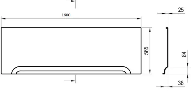 Ravak - Bath panels - Kád előlap - X000001696 – 2. kép