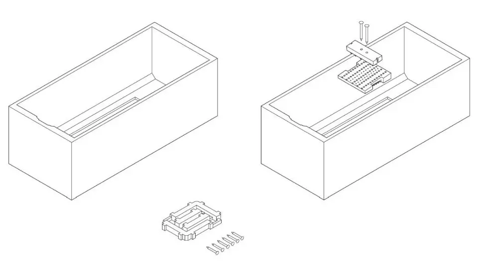 Duravit - DuraStyle - Kád lábak - 791430000000000 – 2. kép