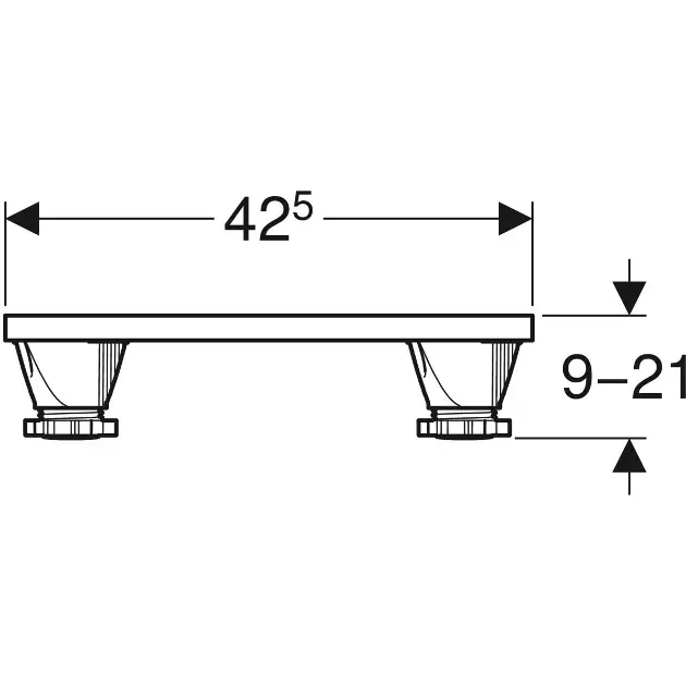 Geberit - Equipment and accessories - Kád lábak - 554.911.00.1 – 2. kép