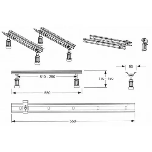 Ideal Standard - Equipment and accessories - Kád lábak - K727467 – 2. kép