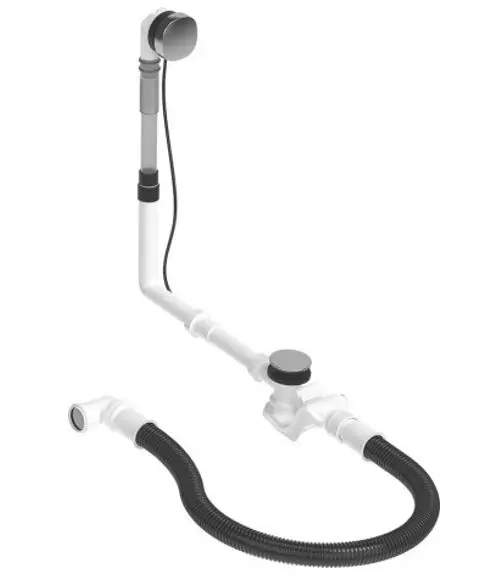 Duravit - Equipment and accessories - Kádlefolyó- és túlfolyó szett - 792218000001000
