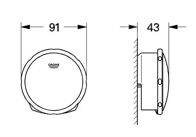 Grohe - Talentofill - Kádlefolyó- és túlfolyó szett - 19952DA0 – 2. kép