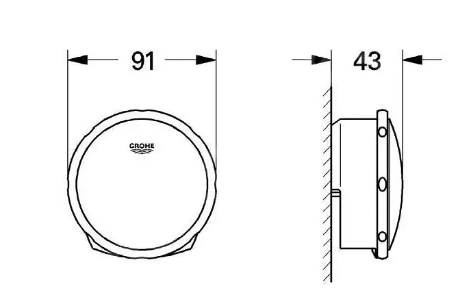 Grohe - Talentofill - Kádlefolyó- és túlfolyó szett - 19952GL0 – 2. kép
