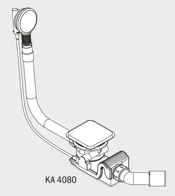 Kaldewei - Accessories - Kádlefolyó- és túlfolyó szett - 687772000001 – 2. kép