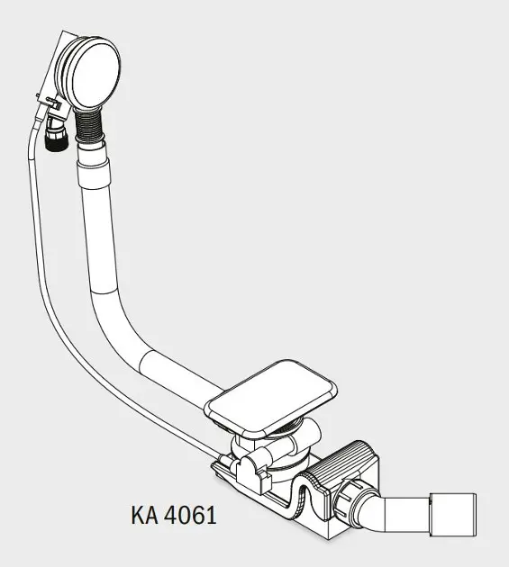 Kaldewei - Accessories - Kádlefolyó- és túlfolyó szett - 687772060001 – 2. kép