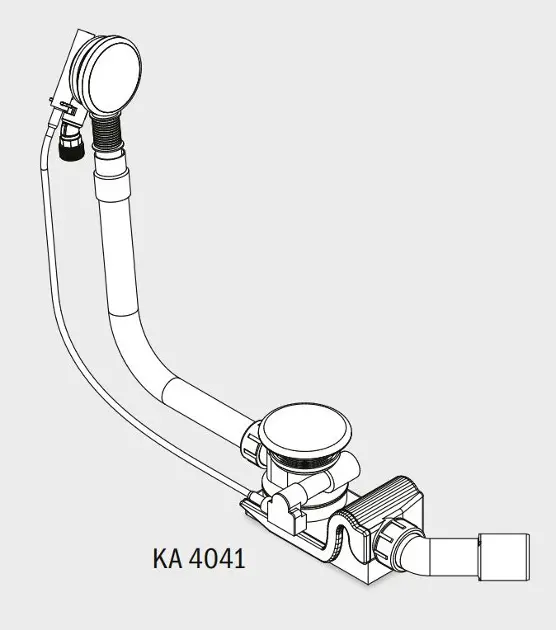 Kaldewei - Accessories - Kádlefolyó- és túlfolyó szett - 687772100001 – 2. kép