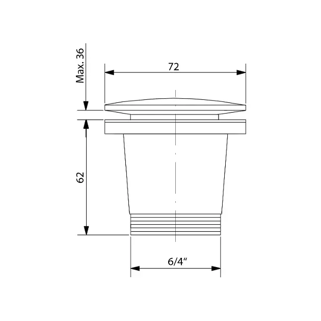Polysan - Equipment and accessories - Kádlefolyó- és túlfolyó szett - 71704W – 2. kép