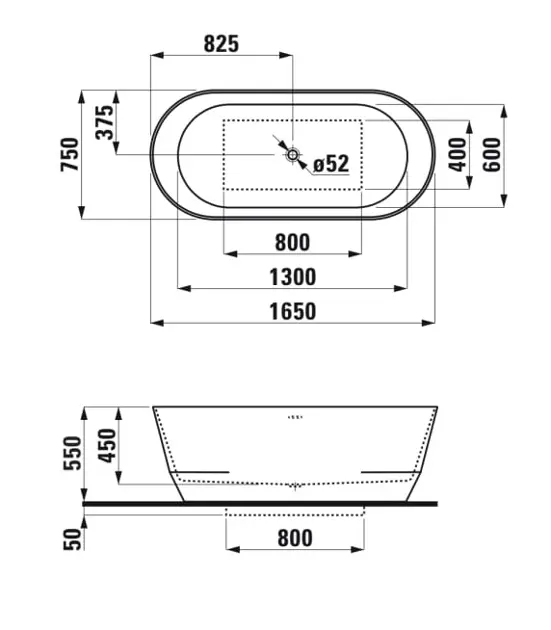 Laufen - Pro - Fürdőkád - H2399520640001 – 2. kép