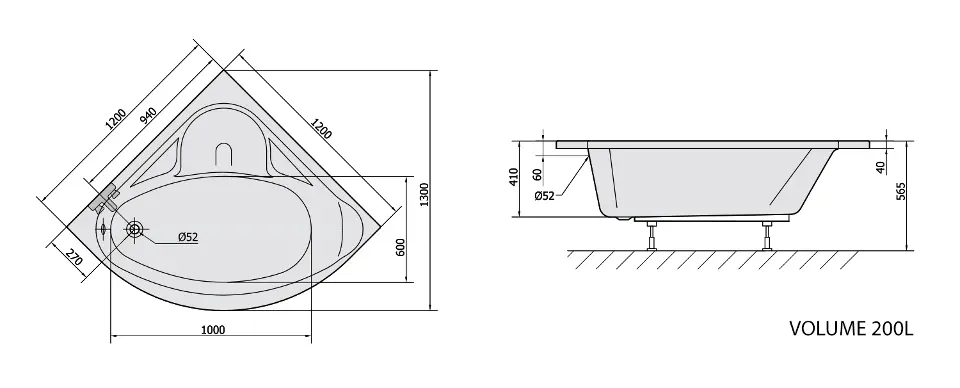 Polysan - Bathtubs - Fürdőkád - 10111 – 2. kép