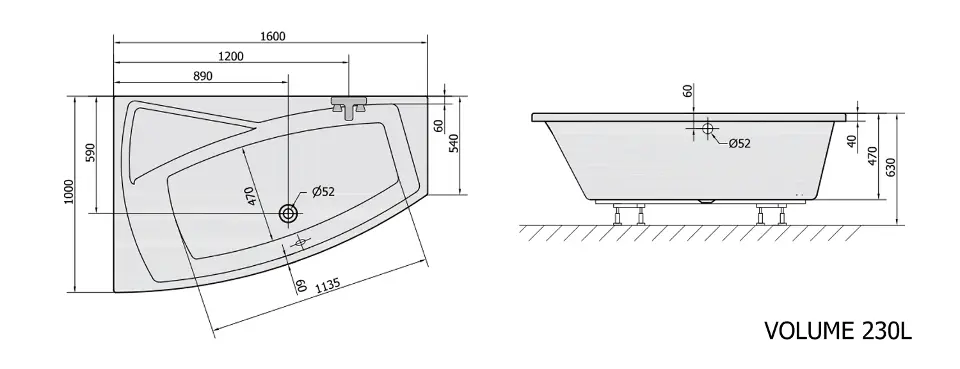 Polysan - Bathtubs - Fürdőkád - 11611 – 2. kép