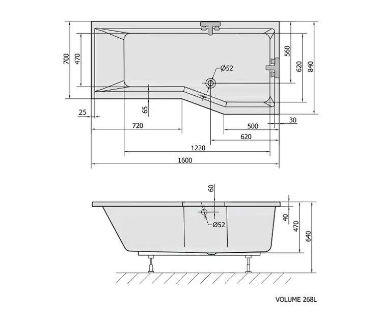 Polysan - Bathtubs - Fürdőkád - 15611 – 2. kép
