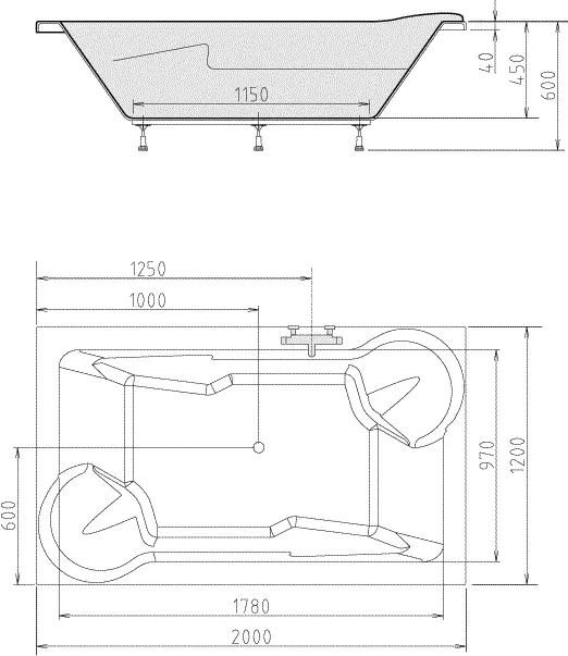Polysan - Bathtubs - Fürdőkád - 16111 – 4. kép