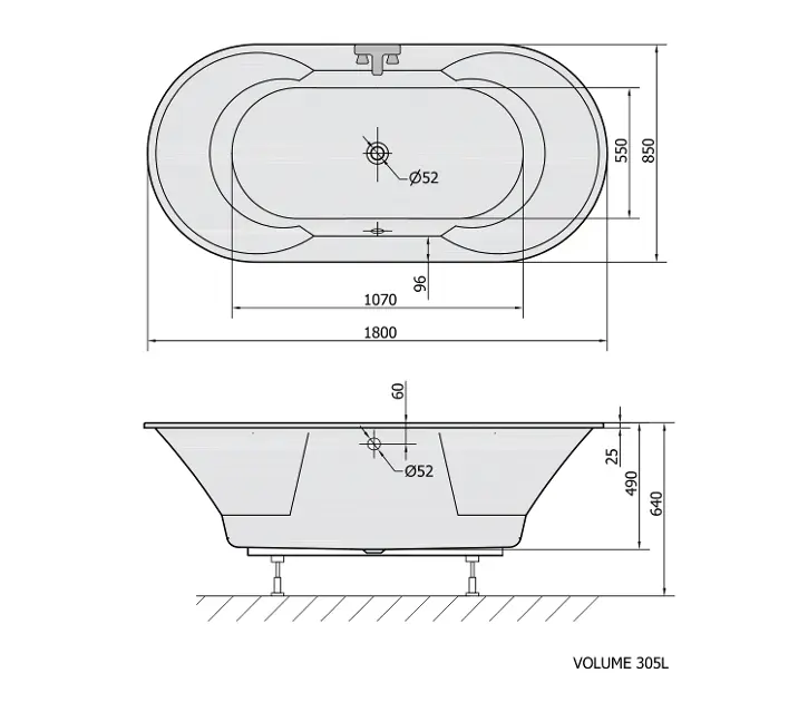 Polysan - Bathtubs - Fürdőkád - 16611 – 2. kép
