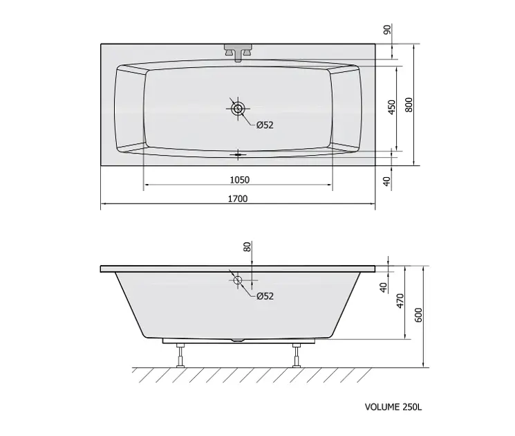 Polysan - Bathtubs - Fürdőkád - 18611 – 2. kép
