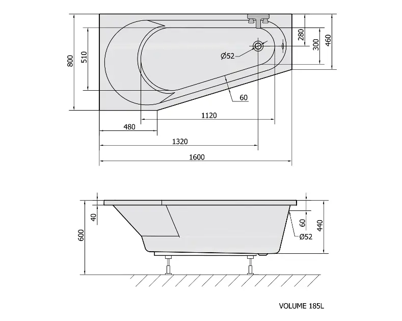 Polysan - Bathtubs - Fürdőkád - 20111 – 2. kép