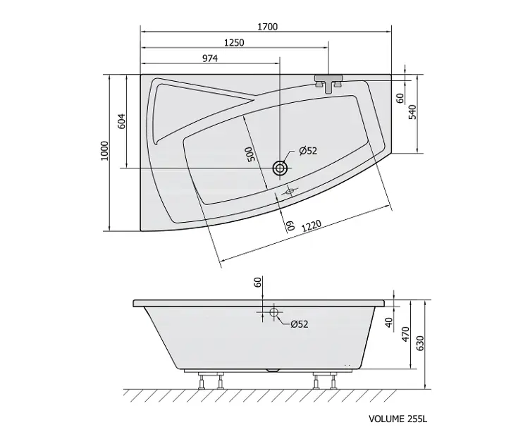 Polysan - Bathtubs - Fürdőkád - 21611 – 2. kép