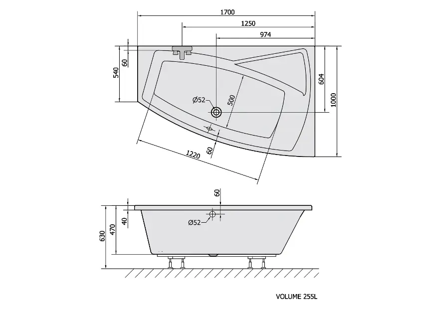 Polysan - Bathtubs - Fürdőkád - 22611 – 2. kép