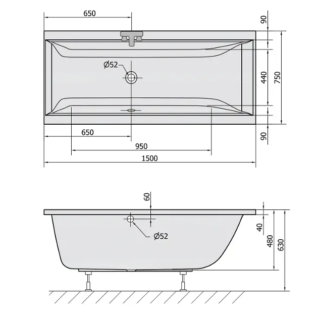 Polysan - Bathtubs - Fürdőkád - 27611 – 2. kép