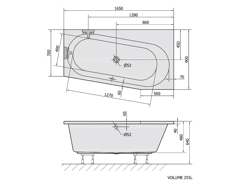 Polysan - Bathtubs - Fürdőkád - 31611 – 2. kép