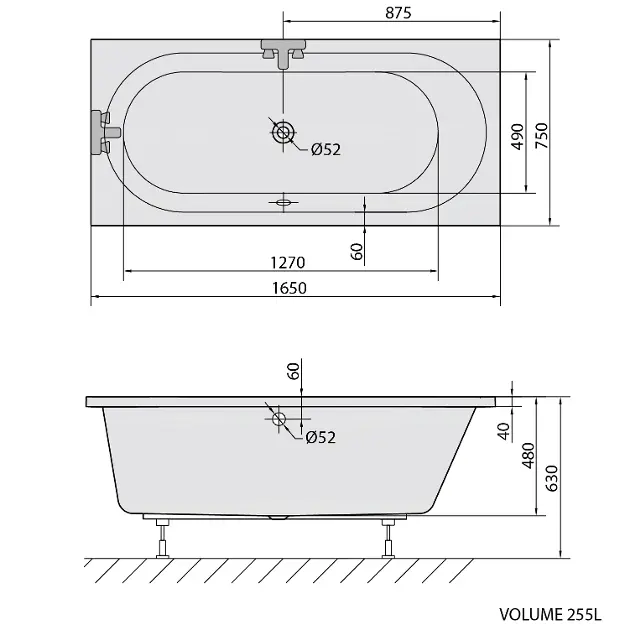 Polysan - Bathtubs - Fürdőkád - 32611 – 2. kép