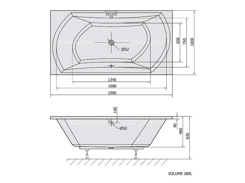 Polysan - Bathtubs - Fürdőkád - 44119 – 2. kép